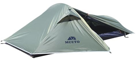 Aomiun Rucksackzelt für 1 Person, ultraleichtes sturmfestes Campingzelt mit Aluminiumstange, geeignet für Vier-Jahreszeiten-Einzelpersonenzelt