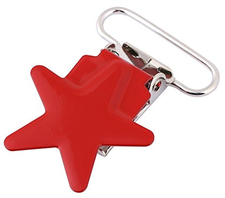 Runde Hosenträger Clips, 10pcs Zahnen des Griffs Spielzeug -Hossport -Clips Mehrere Farben Schnuller -Gurthalter -Clip für Kinderspielzeuge Babydecke BIB