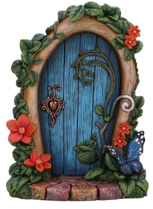 Fae's Enchanted Welcome Fairy Door, Enchanting Resin Decor | For Home and Garden, Original Nemesis Now Fae Design, Whimsical Fantasy Decor
