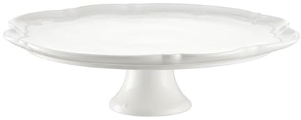 VILLA ITALIA Servierpatera Porzellan 28 cm - Elegantes Kuchenplatte Tiffany, Servierplatte für Torten, Tortenständer Spülmaschinenfest & Mikrowellengeeignet Ideal für den Täglichen Gebrauch