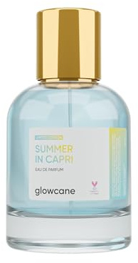 glowcane Summer in Capri Eau de Parfum | Frisch, zitrisch | Erhöhte Duftölkonzentration | Limited Summer Edition | Langanhaltender Duft | Geschenke für Frauen | Schadstofffrei, tierversuchsfrei, vegan