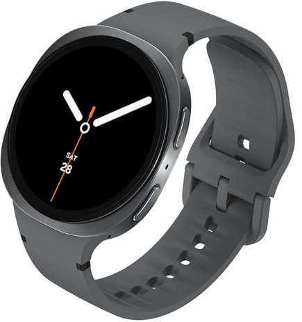 Galaxy Watch 8 armband 40 mm 44 mm, silikon ersättningsarmband mjukt klockarmband sportarmband för Galaxy Watch 8 40 mm/GAlaxy Watch8 44 mm/GAlaxy Watch8 Classic 46 mm