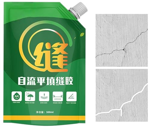 Rrlihjgu Sigillante Murale | 500 g Agente Impermeabilizzante per Interni ed Esterni - Sigillante per Tetti a Presa Rapida e Lunga Durata per Pavimentazioni in Pietra e Ceramica