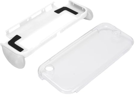 WINH Handhållen Konsol Dockbart Skyddsfodral, Greppsocksäker Anti -slipskydd för OLED -spelare (Vit)