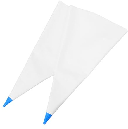 KONTONTY Lot De 2 Poches À Douille Pour Coulis De Carrelage À Pointe Fine En Pvc Blanc