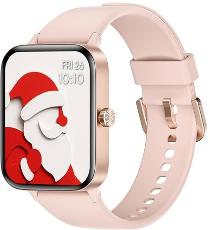 KIUVKAS Smartwatch Uomo Donna,1.95 Orologio Smartwatch con Effettua/Risposta Chiamate,140+ Sportive Fitness Tracker con Pressione Sanguigna e Monitor Sonno,IP68 Smart Watch per Android/iOS
