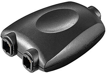 Goobay toslink - 2x toslink - Adaptador para cable (toslink, 2x toslink, Hembra/Hembra)