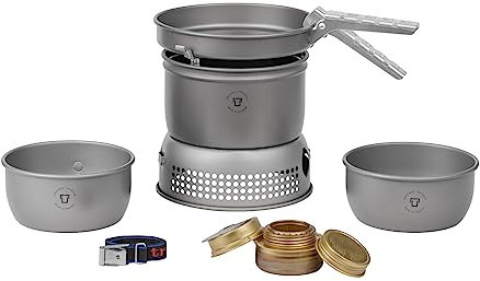 Trangia 27-1 HA Ultralight Hardanodized - Alu Sturmkocher mit Töpfe und Pfanne