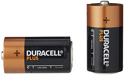 Duracell Plus Power Set de 2 Piles Alcalines Type C