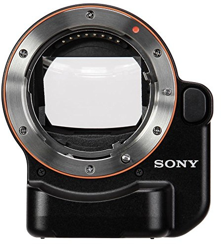 Sony LA-EA4 Objektiv Adapter (E-Mount auf A-Bajonett) für 35mm Vollformat Kamera ILCE-7 und ILCE-7R, Schwarz