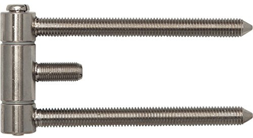 Stahlzargenband 3-tlg. brandschutz. f. gefälzte Türen,Band 18 x 61 mm,vernickelt