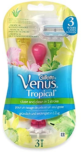 STX_363368 Venus Tropical Einweg-Rasierer, 3er-Pack (74915)
