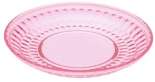 Villeroy & Boch Boston Plato Decorativo para ensaladas y postres, Cristal, Rosa