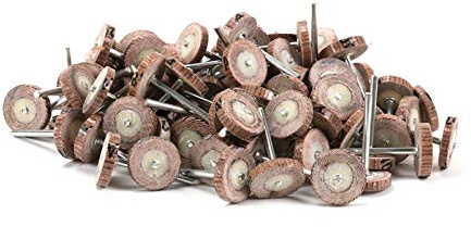 50 stücke 20x4mm sandpapier Klappenräder montierte Punkt Schleifkopf T Polieren Rotary Werkzeuge mit 3mm Schaft 120# / 180# / 240# / 320# / 600# DUO ER (Grit : 600)