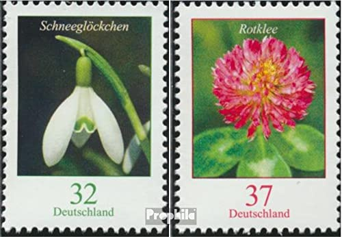 Prophila Collection BRD (BR.Deutschland) 3655-3656 (kompl.Ausg.) postfrisch ** MNH 2022 Freimarken: Blumen (Briefmarken für Sammler) Comics