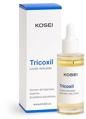 KOSEI TRICOXIL | Alternativa Natural al Minoxidil | Loción Anticaida del Cabello Mujer y Hombre | Ayuda a Crecer el Pelo | Sin Sulfatos ni Parabenos | Contiene Scutellaria Baicalensis