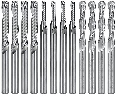 12-teiliges Fräser-Set Gewindefräser