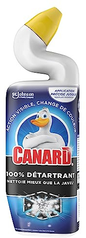 Canard WC - Gel 100% Détartrant - Nettoie Mieux Que La Javel - Action Visible, Change de Couleur - 1 Gel