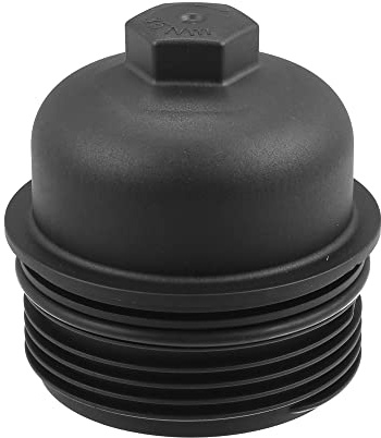 A ABSOPRO Motore Olio Filtro Alloggiamento Coperchio Cappuccio 26350-3CAB1 per Kia Sedona Nero