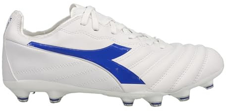 Diadora Mens Brasil Elite 2 Lt Lp12 Soccer Cleats Cleated, Firm Ground - White - Size 6 M