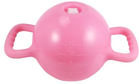 KOMBIUDA Fitness Kettlebell Mit Doppelgriff Aus Pvc-material Wasserkesselglocke Zum Gewichtsanpassen Für Yoga Und Training Zu Hause Oder Unterwegs