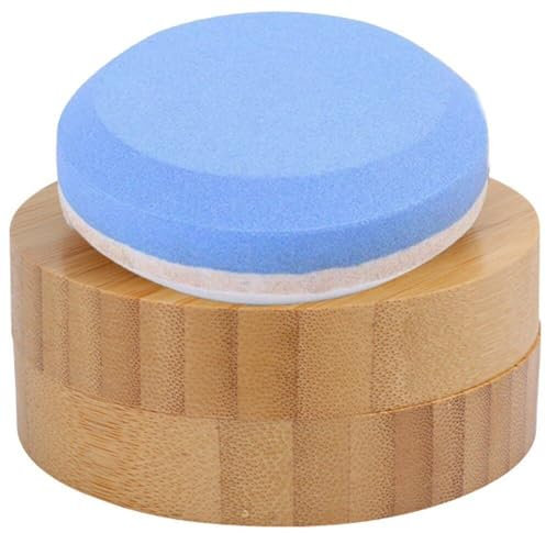 Danlai Piedra De Afilar Redonda Que Lleva Herramientas De Afilado Rápido, Piedra De Afilar para Hogar, Cocina, Cortador De Hacha para Exteriores, Borde Cortante