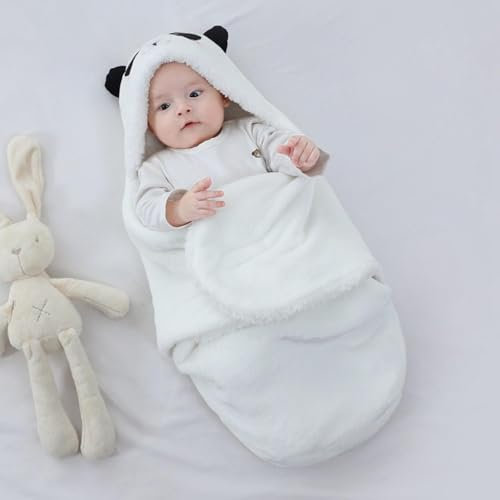 Danolt Schlafsack Baby 0-6 Monate Pucksack Baby Babyschlafsack Neugeborene, Panda