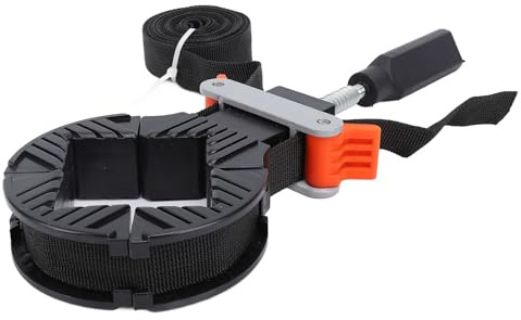 Pince de Serrage Réglable pour Cadre Photo, Sangle en Nylon de 10 M, Entretoises D'angle pour le Travail du Bois, pour Armoires, Tiroirs, étagères avec Sangle de Serrage Rapide