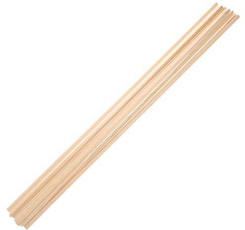 Veemoon Lot de 10 Moulures de Finition pour Moustiquaires en Bois Beige, Baguette pour Fenêtre Isocèle Triangulaire, sans Bavures et Facile à Nettoyer, pour Moulure Encadrement