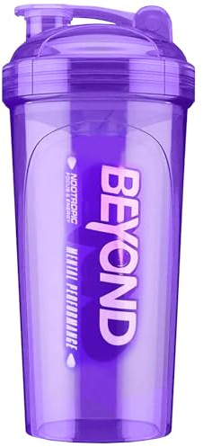 Body-Plus Beyond 700ml Protein Shaker Bottle - Leak-Proof Gym Shaker Bottle, Includes Mixing Grid for Smooth Lump-free Mix - Dishwasher Safe Protein Shake Bottle for Gym, Fitness