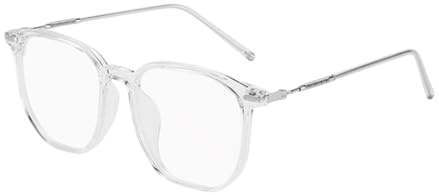 XFSRG Blaulichtfilter Brille für Damen und Herren Computerbrille Gaming Große Quadratische Lesebrillen Mindert Augenbelastung mit Aufbewahrungsetui