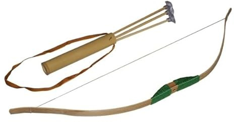 Juguetutto - Arco Grande - Flechas Punta Ventosa - Verde - Juguete de Madera