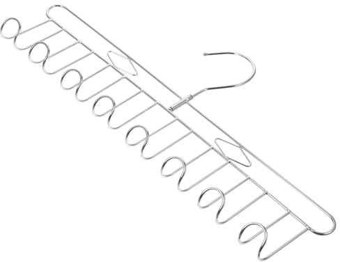 Ipetboom Grucce in Acciaio Inossidabile Per Armadio Appendiabiti Compatte Grucce Multi-ganci Per Abiti Cravatte Sciarpe Pantaloni e Altri Indumenti Organizzatore Per Guardaroba