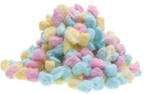 Veemoon Bunte Reinigungswattebällchen aus Baumwolle Hautfreundlich und Saugfähig für Make Up Entfernung und Babypflege