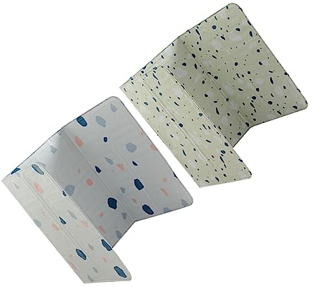 VALICLUD Protector contra Salpicaduras de Aceite y Decorativo Patrones Adorables de Aluminio 2 Piezas, Fácil de Limpiar Práctico para Cocinar al Aire Libre para Camping
