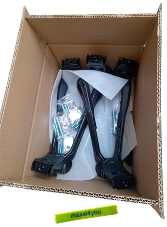 maxxi4you Fahrrad Doppelständer Set Ursus Jumbo für 26 Zoll - Schwarz 5 STK Paket inkl Reflexband