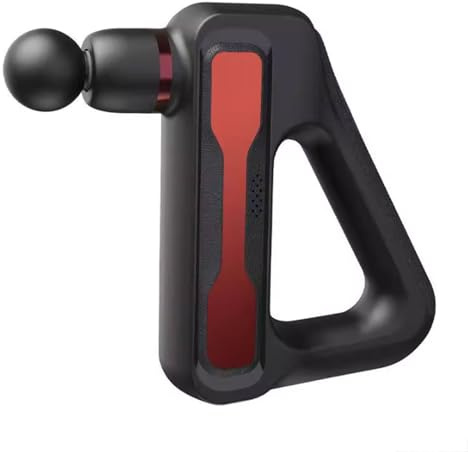 Plastic Massage Gun with 32 Speeds and 8 Massages Heads Type-C Charging Handheld Muscle Massager for Pain Relief(Rot)