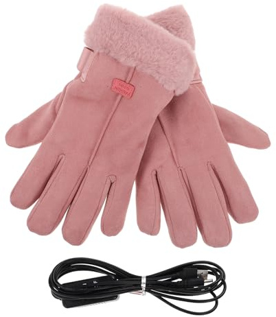 BESPORTBLE Beheizte Handschuhe Damen Wiederaufladbar Winddicht Und Wasserdicht Thermo-Handschuhe Für Radfahren Outdoor-Aktivitäten Winter-Wärme 2 Stück