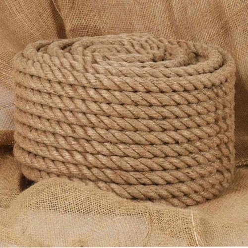Generico Corda in Juta 100% 20 mm 100 m,Articoli di ferramenta,Accessori ferramenta,Corde, Fili e Catene,Cavi e funi-143798