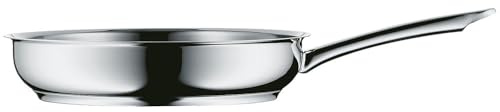 WMF Profi Poêle 24 cm Induction, en Acier Inoxydable Non revêtue, Cromargan, allant au Four.