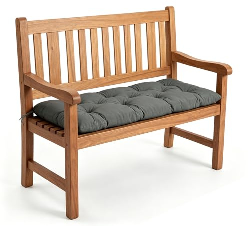 FARYODI Bankauflage 120x50x10 cm, Wasserdichtes Gartenbank Kissen Outdoor | Stuhlkissen Mit Verstärkung, Verstärktes Gartenbank Kissen Für Indoor & Outdoor, Ideal Für Sitzbank, Terrasse & Balkon
