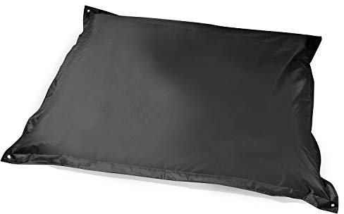 Pushbag Kindersitzsack, 100% Polyester, Schwarz, 170 x 140 cm