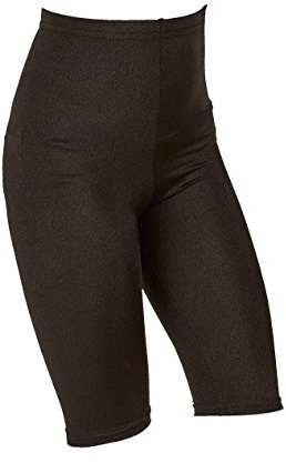 Hi-Co Cuissard en lycra pour fille et garçon Short pour école, cyclisme, gymnastique, sports, danse, jeux sportifs - Noir - 12 ans