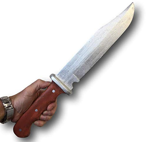 Rubber Johnnies Jagdmesser, 45,7 cm, für Halloween, Filme, Theater, Rollenspiele, LARP