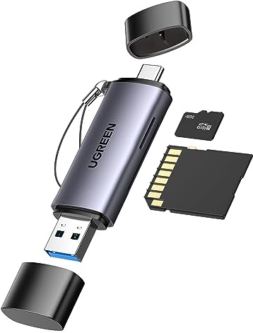 UGREEN 2 en 1 USB-C OTG Card Reader
