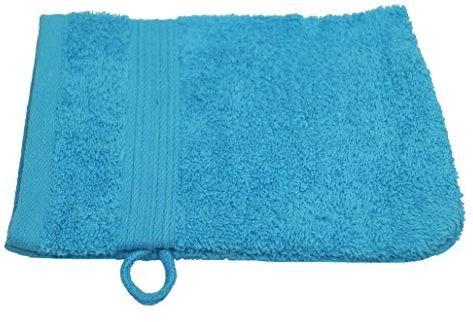 Julie Julsen - Guanti per il lavaggio senza sostanze chimiche, 600 g/m², 15 x 21 cm, 100% cotone, certificazione Oeko Tex Std 100, morbidi e assorbenti, lavabili in lavatrice