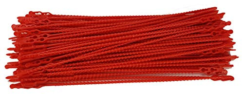 Blitzbinder - Kugelbinder - Mehrzweckbinder - Kabelbinder - 320mm Rot 100Stck. | Premiumqualität von PC24 Shop & Service
