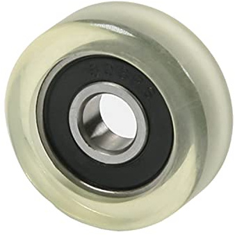 MroMax 1Pcs 8x30x11mm Nylon Round Bearing Flat Ball Bearing Guide Pulley Wheels Roller for Furniture Hardware Accessories