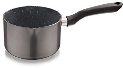 Penguin Home® Professionell Hard Anodized Induktionssicher Milchtopf mit Bakelit-Griff, 1.8 Liter Fassungsvermögen
