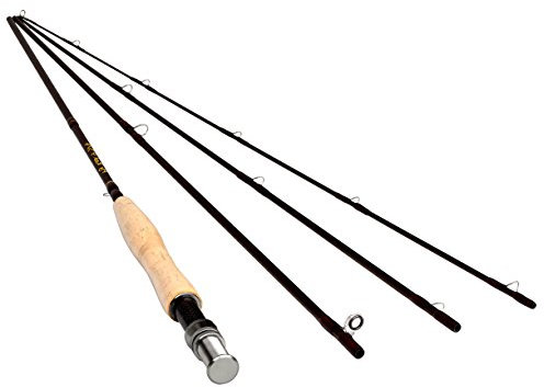 2,7 m oder 3 m, 3–4 W, 5–6 W, 4 Stück, Graphit-Kohlefaser, leichte Haptik, mittlere schnelle Aktion, Süßwasser-Fliegenrute (2,7 m, 3–4 W)
